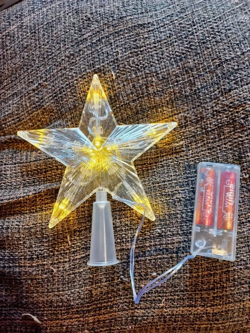 Estrela LED fotografada por cliente — foto 1