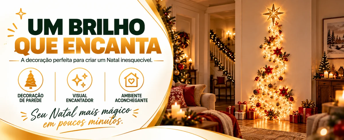 Um brilho que encanta: decoração de parede, visual encantador, ambiente aconchegante