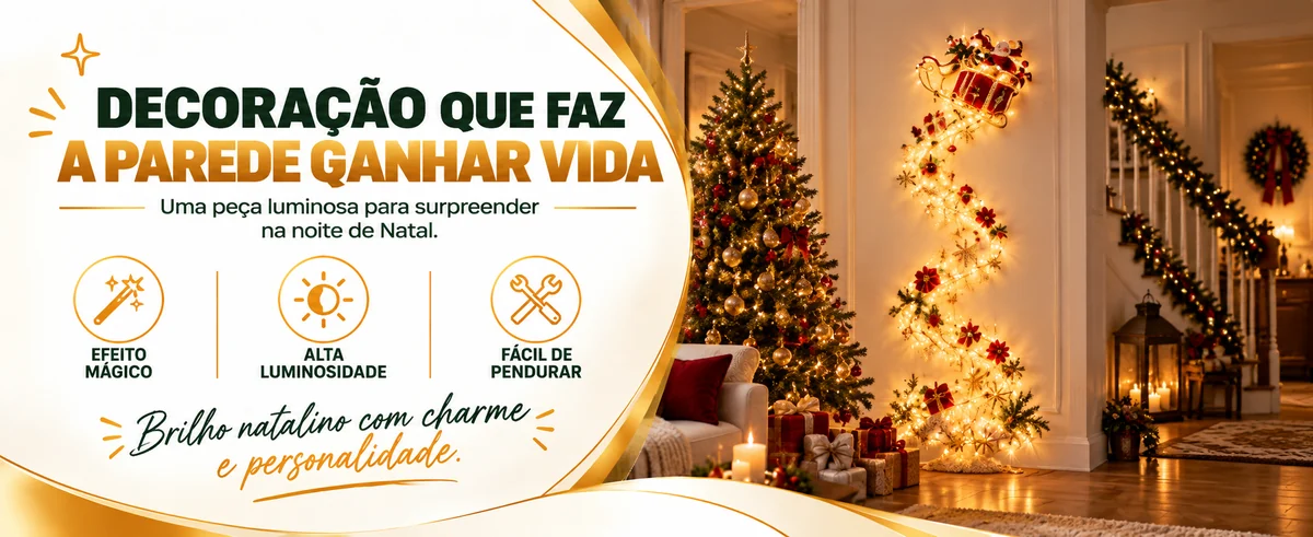 Decoração que faz a parede ganhar vida: efeito mágico, alta luminosidade, fácil de pendurar