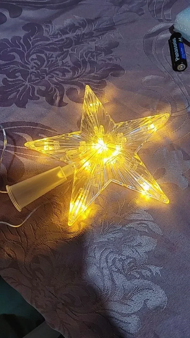 Estrela LED fotografada por cliente — foto 3