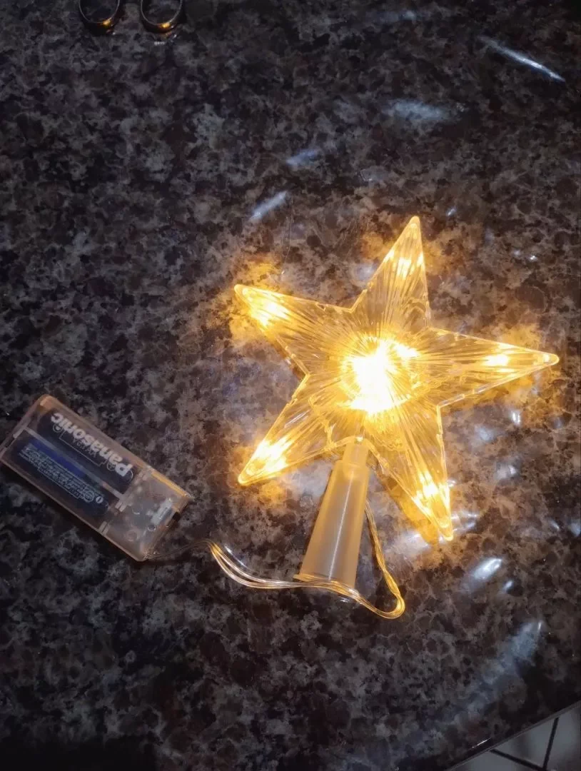 Estrela LED fotografada por cliente — foto 4
